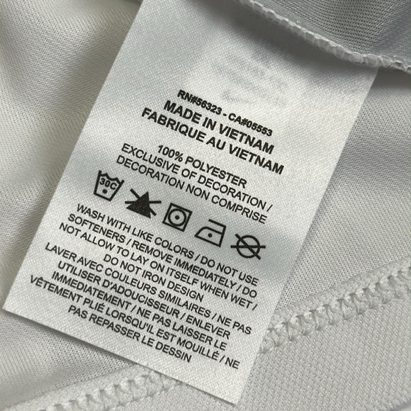 Nike Golf Polo Shirt Men’s XXL White Gray Colorblock Dri-FIT Performance Top NWT - Picture 9 of 11